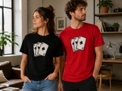Love Pokerkarten Unisex-T-Shirt – T-Shirts – Klamottn™