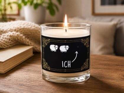 Schwarzes Schaf Kerze – Home & Living – Klamottn™