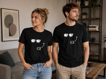 Schwarzes Schaf Unisex-T-Shirt – T-Shirts – Klamottn™