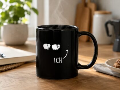 Schwarzes Schaf Tasse – Home & Living – Klamottn™