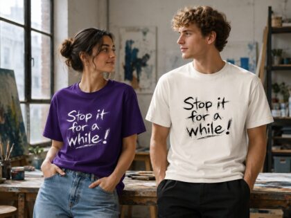 Stop It For A While Unisex-T-Shirt – T-Shirts – Klamottn™