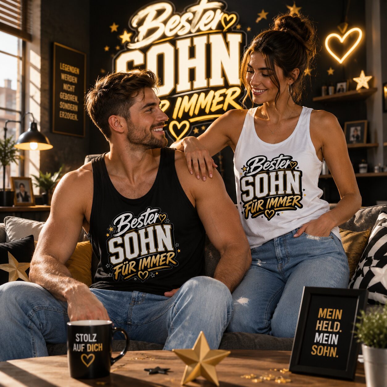 Bester Sohn Für Immer Unisex-Tank-Top – Tank Tops – Klamottn™ Bester Sohn Für Immer Unisex-Tank-Top – Tank Tops – Klamottn™