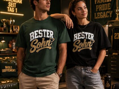 Bester Sohn mit Herz Unisex-T-Shirt – T-Shirts – Klamottn™ Bester Sohn mit Herz Unisex-T-Shirt – T-Shirts – Klamottn™