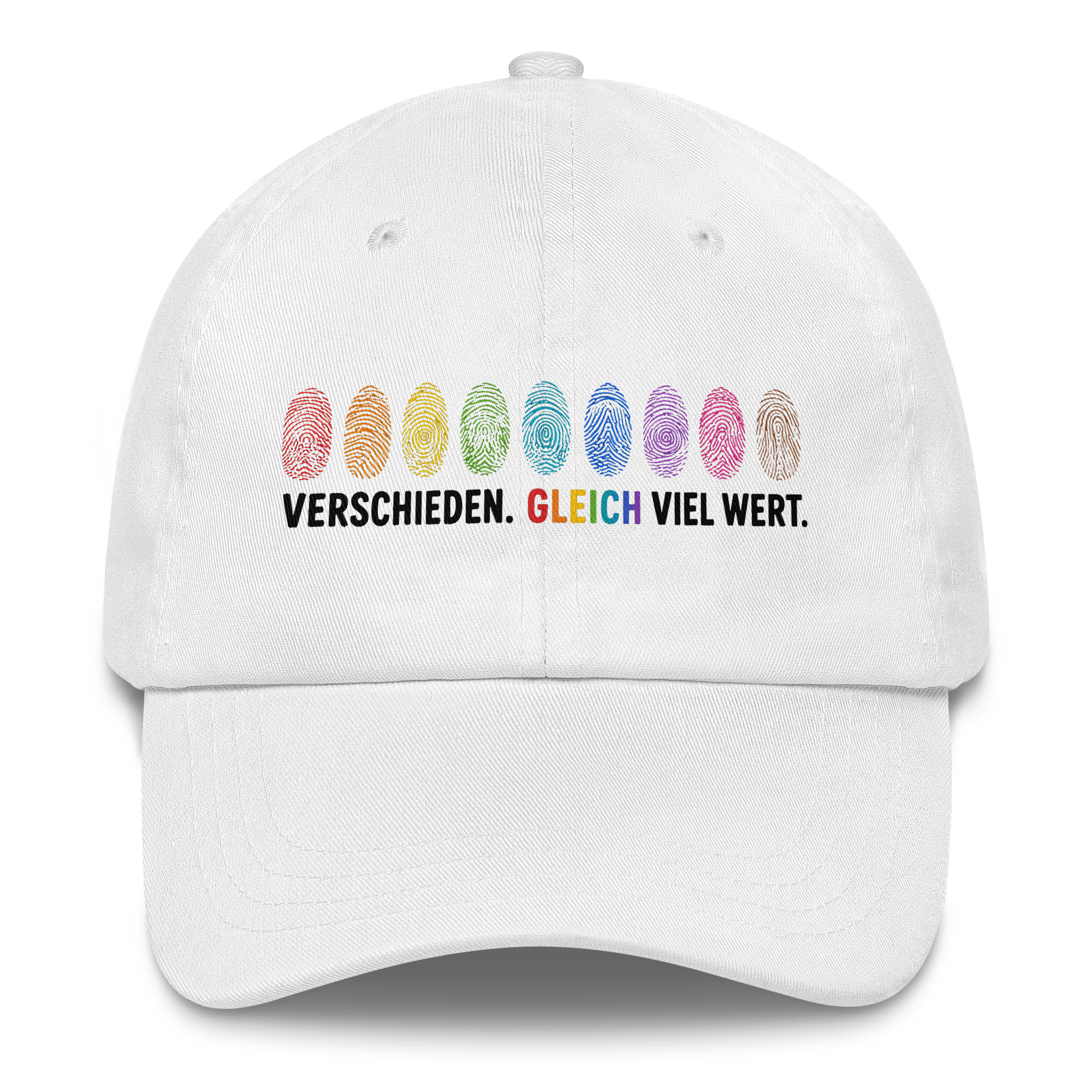 Verschieden. Gleich viel wert. Basecap – Accessoires – Klamottn™ Verschieden. Gleich viel wert. Basecap – Accessoires – Klamottn™