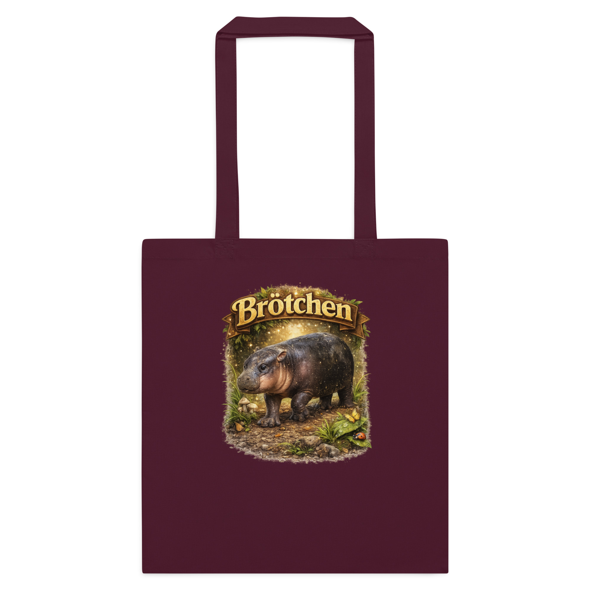 Zwergflusspferd Brötchen Stoffbeutel – Accessoires – Klamottn™ Zwergflusspferd Brötchen Stoffbeutel – Accessoires – Klamottn™