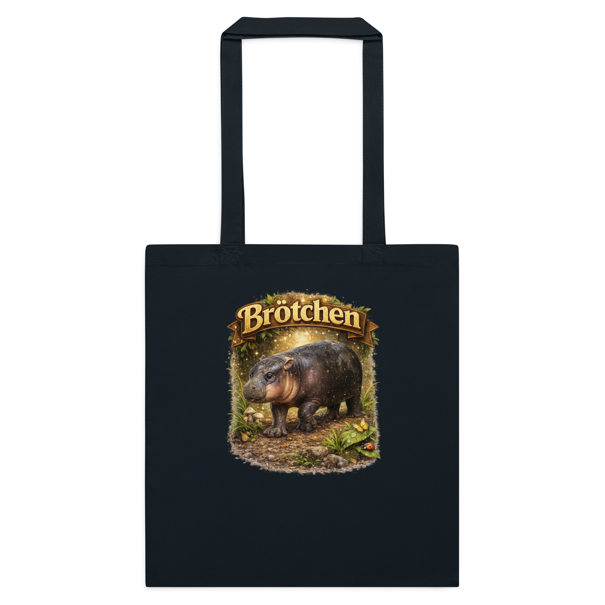 Zwergflusspferd Brötchen Stoffbeutel – Accessoires – Klamottn™ Zwergflusspferd Brötchen Stoffbeutel – Accessoires – Klamottn™