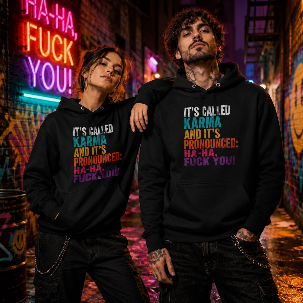 It's called Karma Unisex-Kapuzenpullover – Hoodies – Klamottn™ It's called Karma Unisex-Kapuzenpullover – Hoodies – Klamottn™