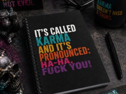 It's called Karma Notizbuch – Accessoires – Klamottn™ It's called Karma Notizbuch – Accessoires – Klamottn™