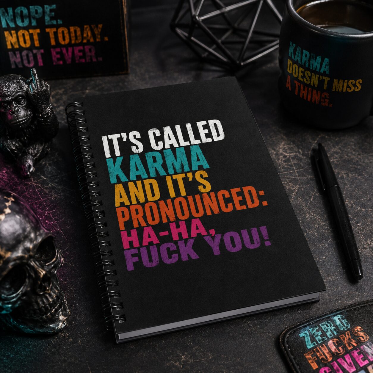 It's called Karma Notizbuch – Accessoires – Klamottn™ It's called Karma Notizbuch – Accessoires – Klamottn™
