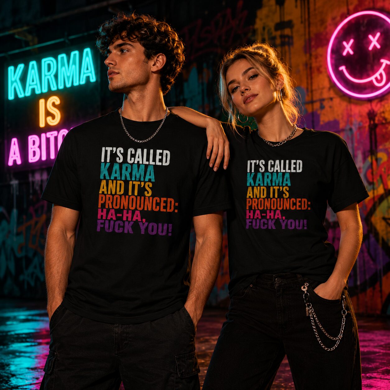 It's called Karma Unisex-T-Shirt – T-Shirts – Klamottn™ It's called Karma Unisex-T-Shirt – T-Shirts – Klamottn™