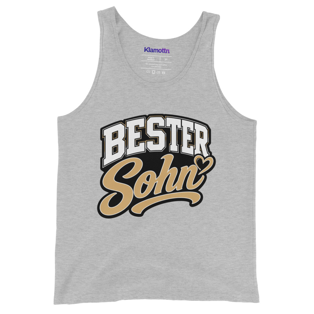 Bester Sohn mit Herz Unisex-Tank-Top – Tank Tops – Klamottn™ Bester Sohn mit Herz Unisex-Tank-Top – Tank Tops – Klamottn™