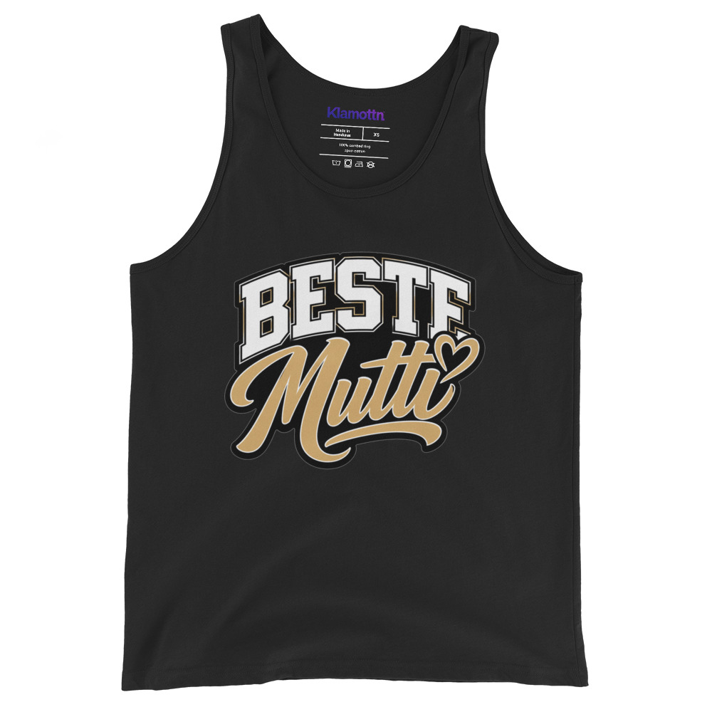 Beste Mutti mit Herz Unisex-Tank-Top – Tank Tops – Klamottn™ Beste Mutti mit Herz Unisex-Tank-Top – Tank Tops – Klamottn™