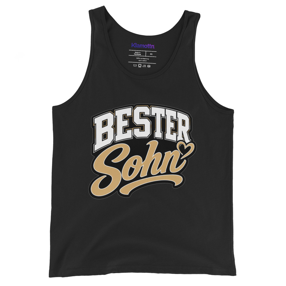 Bester Sohn mit Herz Unisex-Tank-Top – Tank Tops – Klamottn™ Bester Sohn mit Herz Unisex-Tank-Top – Tank Tops – Klamottn™