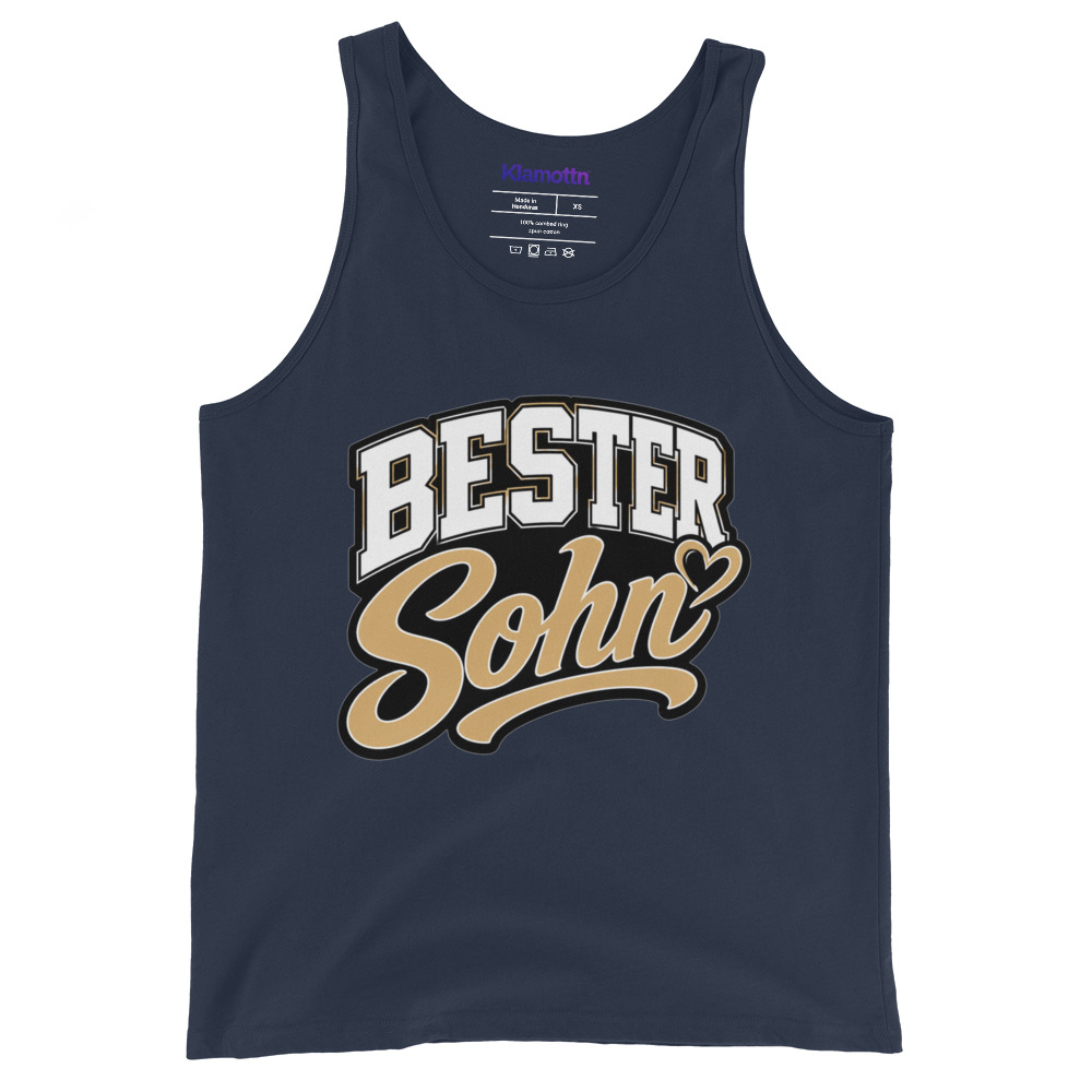 Bester Sohn mit Herz Unisex-Tank-Top – Tank Tops – Klamottn™ Bester Sohn mit Herz Unisex-Tank-Top – Tank Tops – Klamottn™