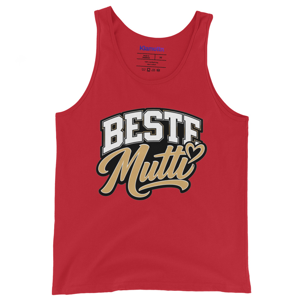 Beste Mutti mit Herz Unisex-Tank-Top – Tank Tops – Klamottn™ Beste Mutti mit Herz Unisex-Tank-Top – Tank Tops – Klamottn™