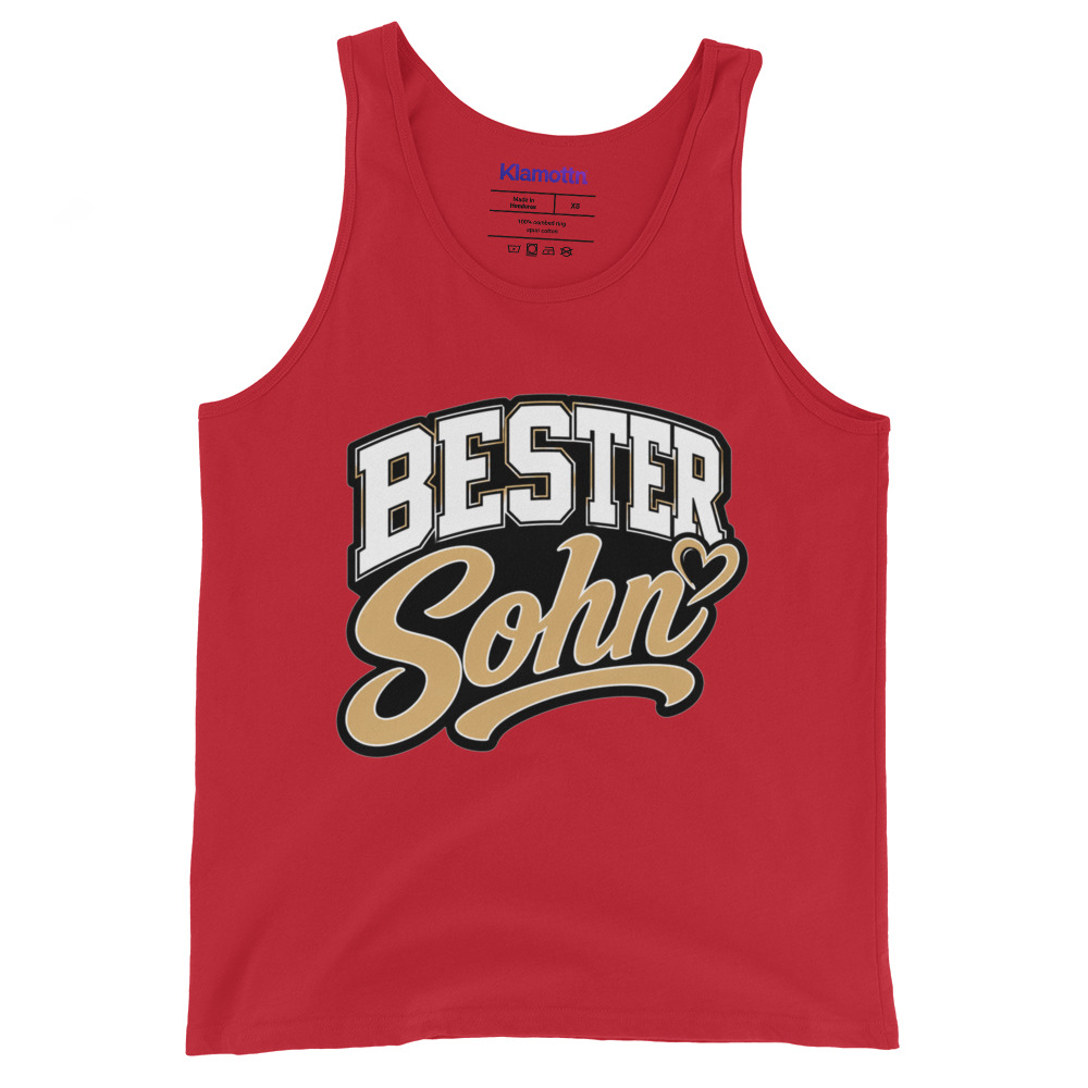 Bester Sohn mit Herz Unisex-Tank-Top – Tank Tops – Klamottn™ Bester Sohn mit Herz Unisex-Tank-Top – Tank Tops – Klamottn™
