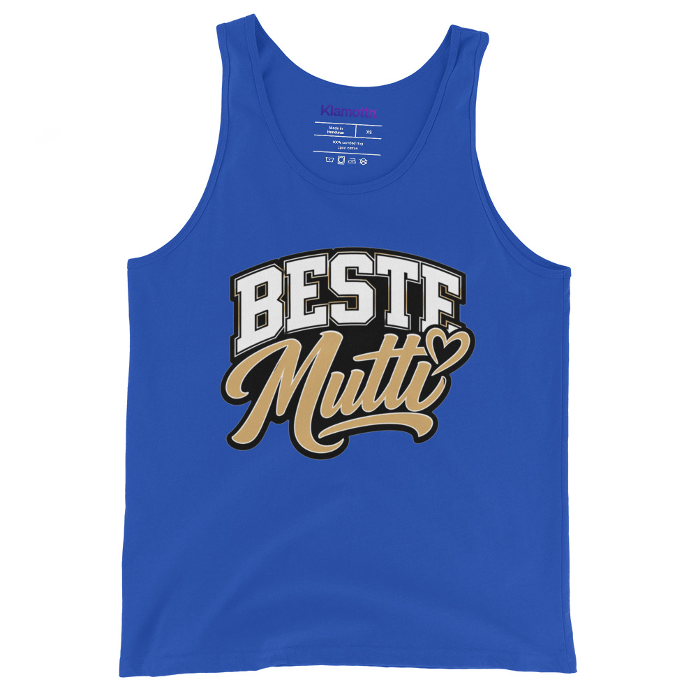 Beste Mutti mit Herz Unisex-Tank-Top – Tank Tops – Klamottn™ Beste Mutti mit Herz Unisex-Tank-Top – Tank Tops – Klamottn™