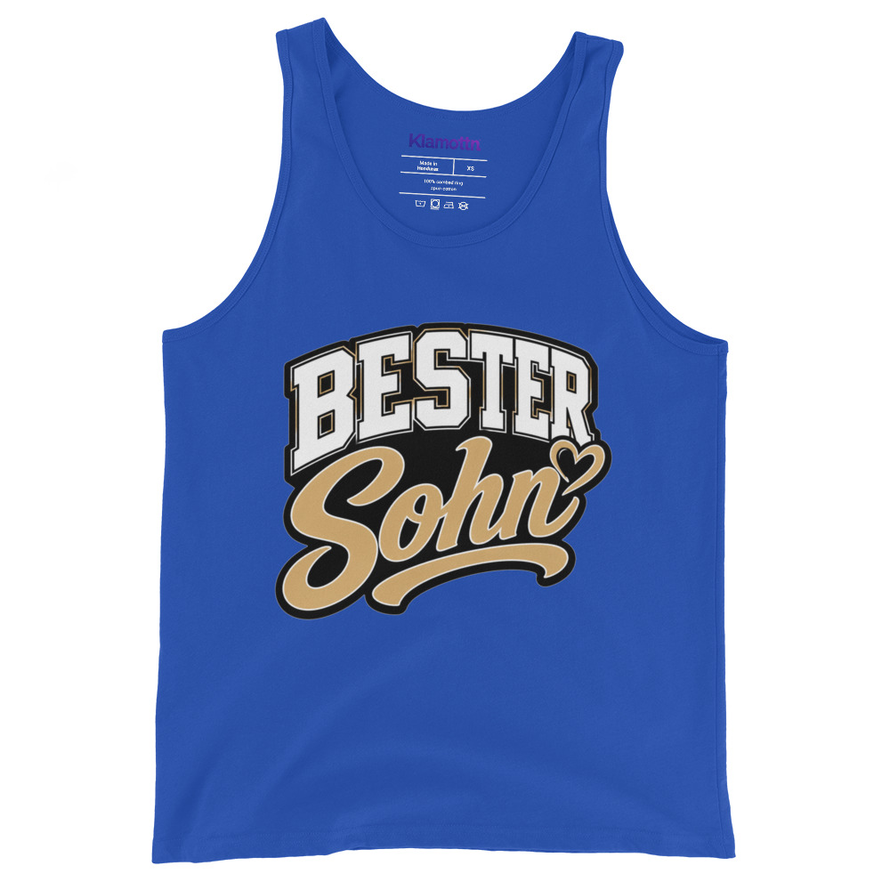 Bester Sohn mit Herz Unisex-Tank-Top – Tank Tops – Klamottn™ Bester Sohn mit Herz Unisex-Tank-Top – Tank Tops – Klamottn™