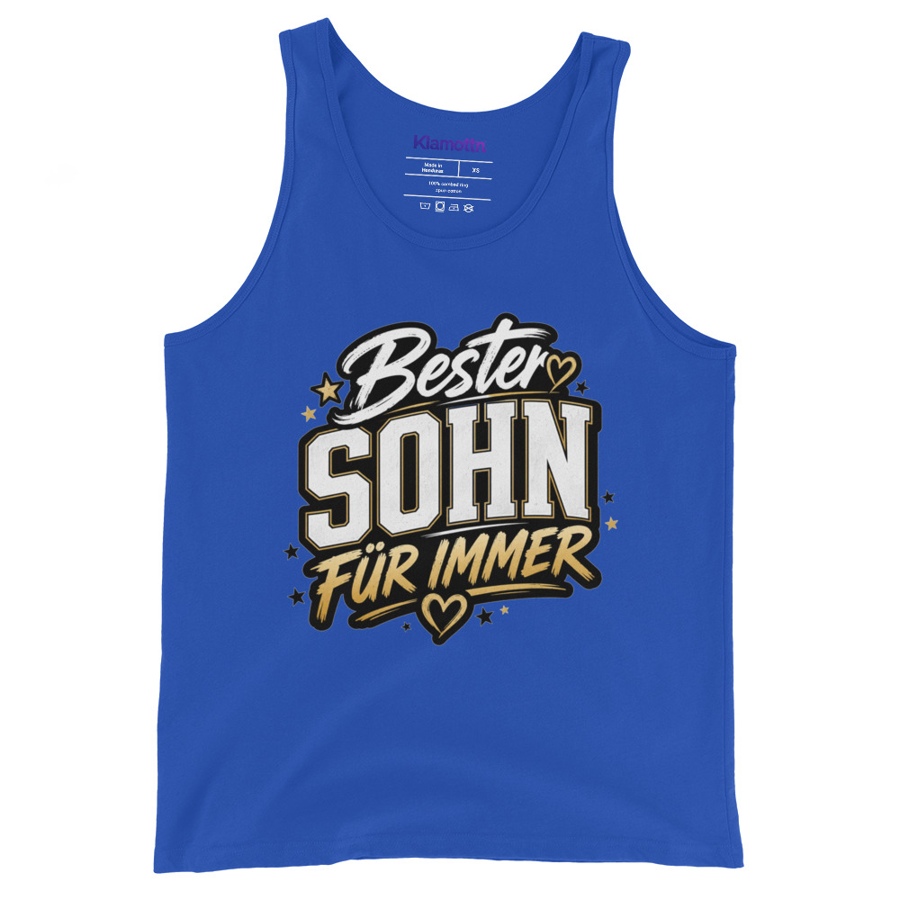 Bester Sohn Für Immer Unisex-Tank-Top – Tank Tops – Klamottn™ Bester Sohn Für Immer Unisex-Tank-Top – Tank Tops – Klamottn™