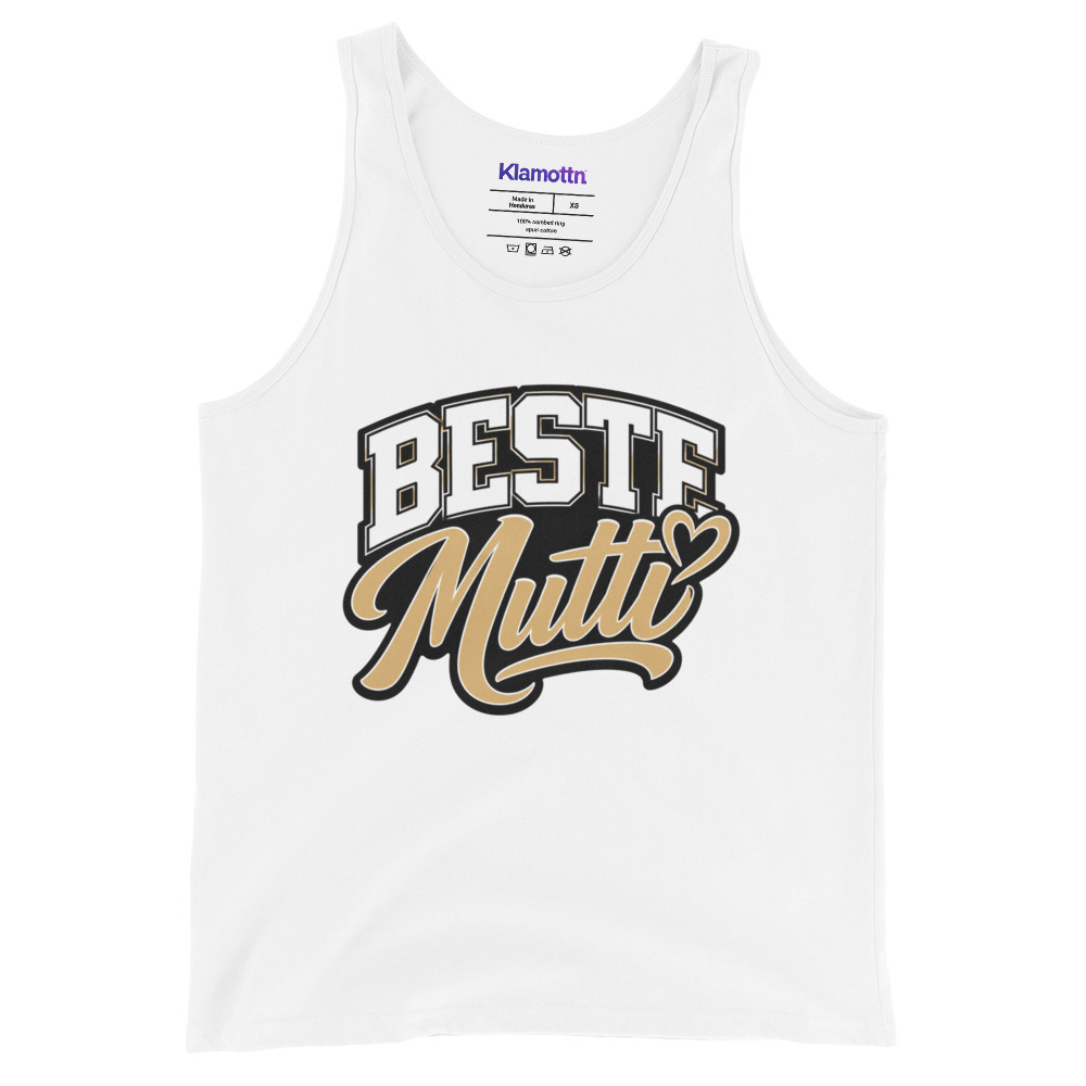 Beste Mutti mit Herz Unisex-Tank-Top – Tank Tops – Klamottn™ Beste Mutti mit Herz Unisex-Tank-Top – Tank Tops – Klamottn™