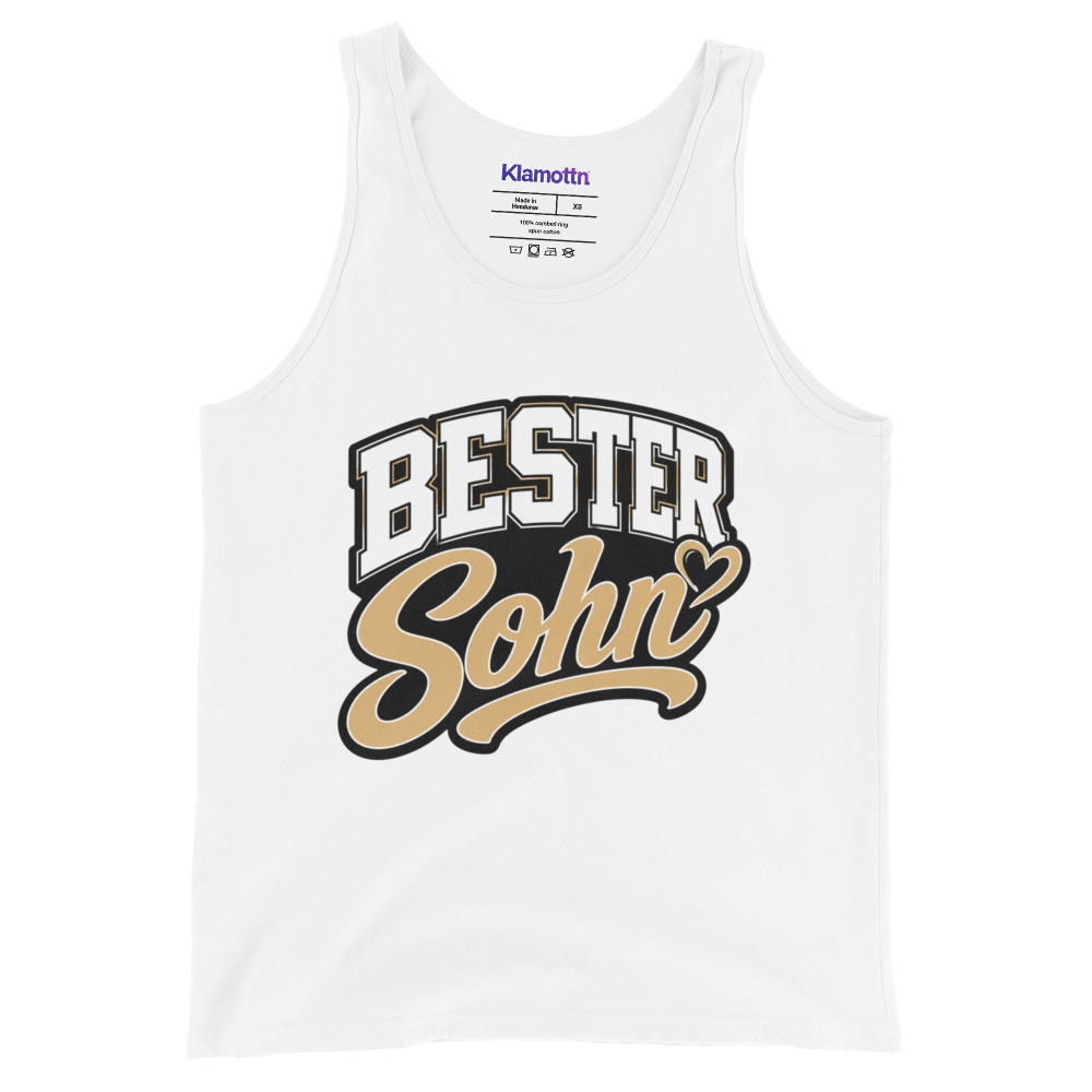 Bester Sohn mit Herz Unisex-Tank-Top – Tank Tops – Klamottn™ Bester Sohn mit Herz Unisex-Tank-Top – Tank Tops – Klamottn™