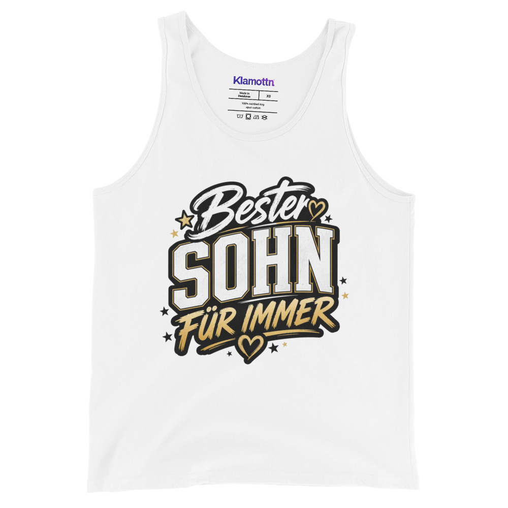 Bester Sohn Für Immer Unisex-Tank-Top – Tank Tops – Klamottn™ Bester Sohn Für Immer Unisex-Tank-Top – Tank Tops – Klamottn™
