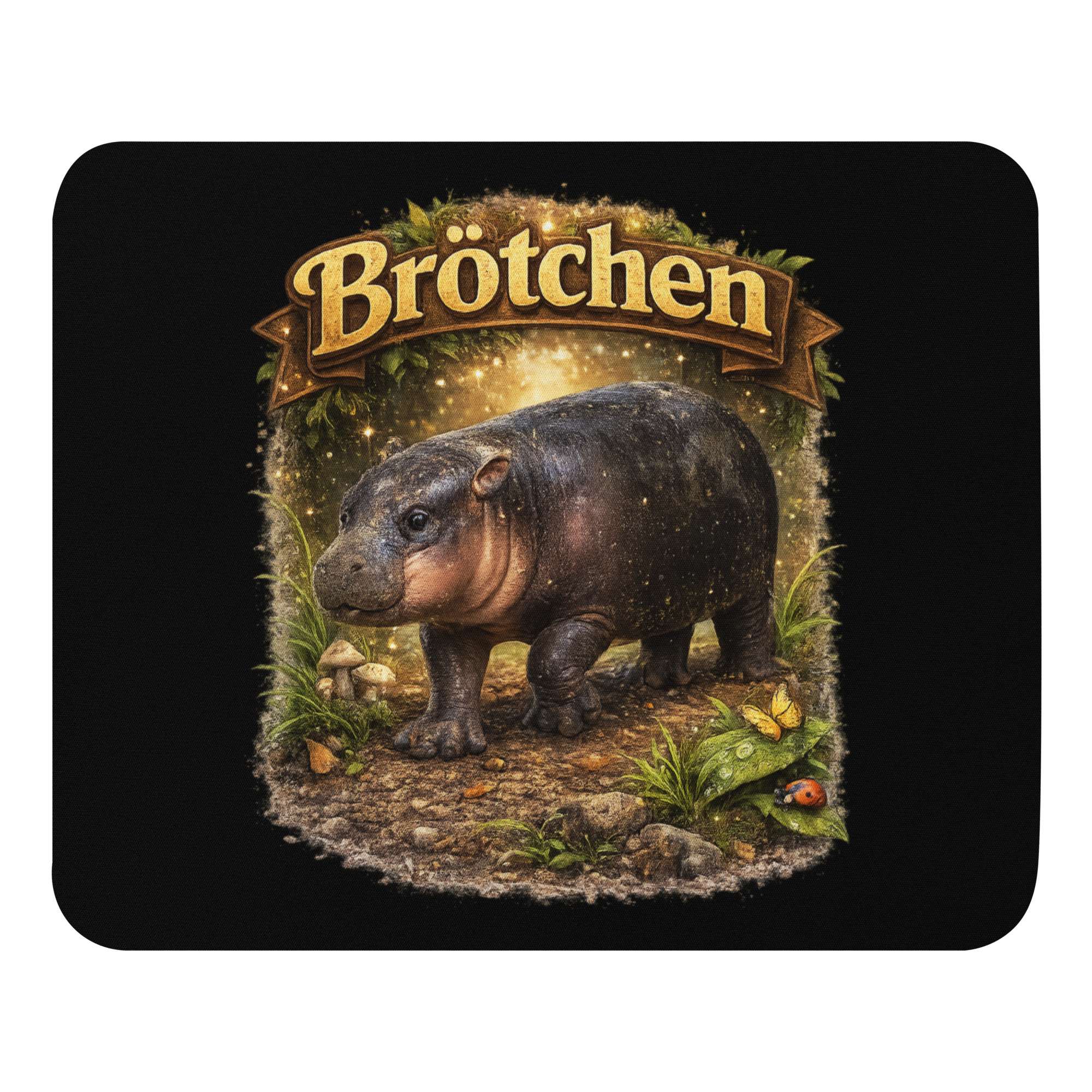 Zwergflusspferd Brötchen Mauspad – Home & Living – Klamottn™ Zwergflusspferd Brötchen Mauspad – Home & Living – Klamottn™