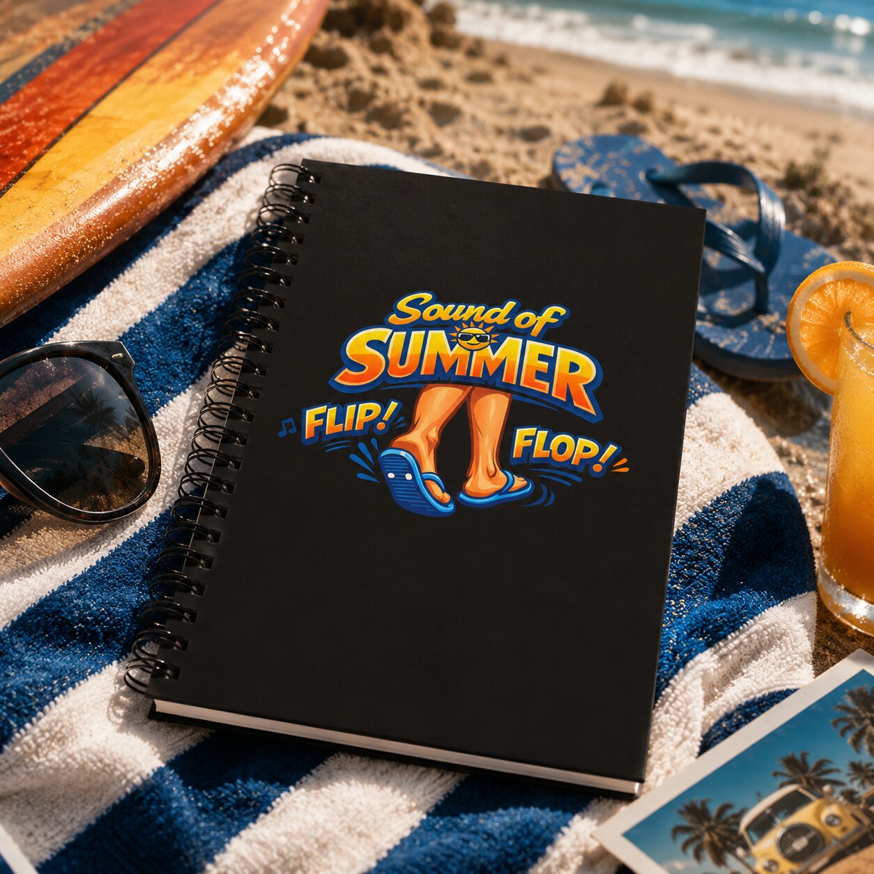 Sound of Summer Notizbuch – Accessoires – Klamottn™ Sound of Summer Notizbuch – Accessoires – Klamottn™