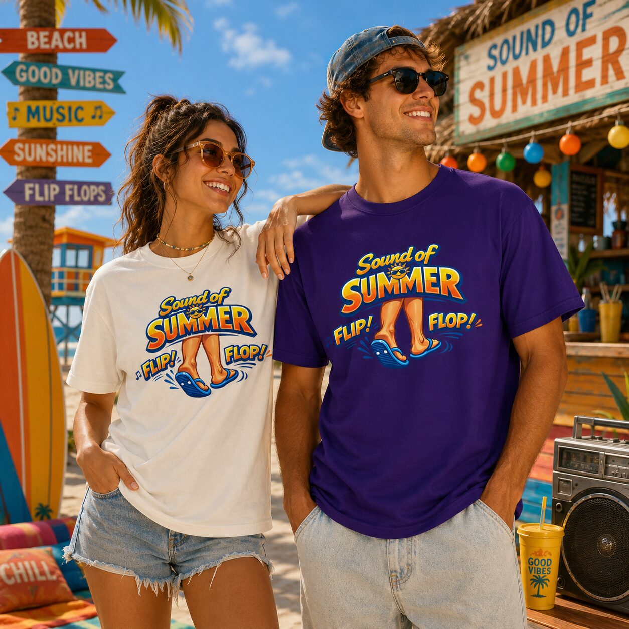 Sound of Summer Unisex-T-Shirt – T-Shirts – Klamottn™ Sound of Summer Unisex-T-Shirt – T-Shirts – Klamottn™