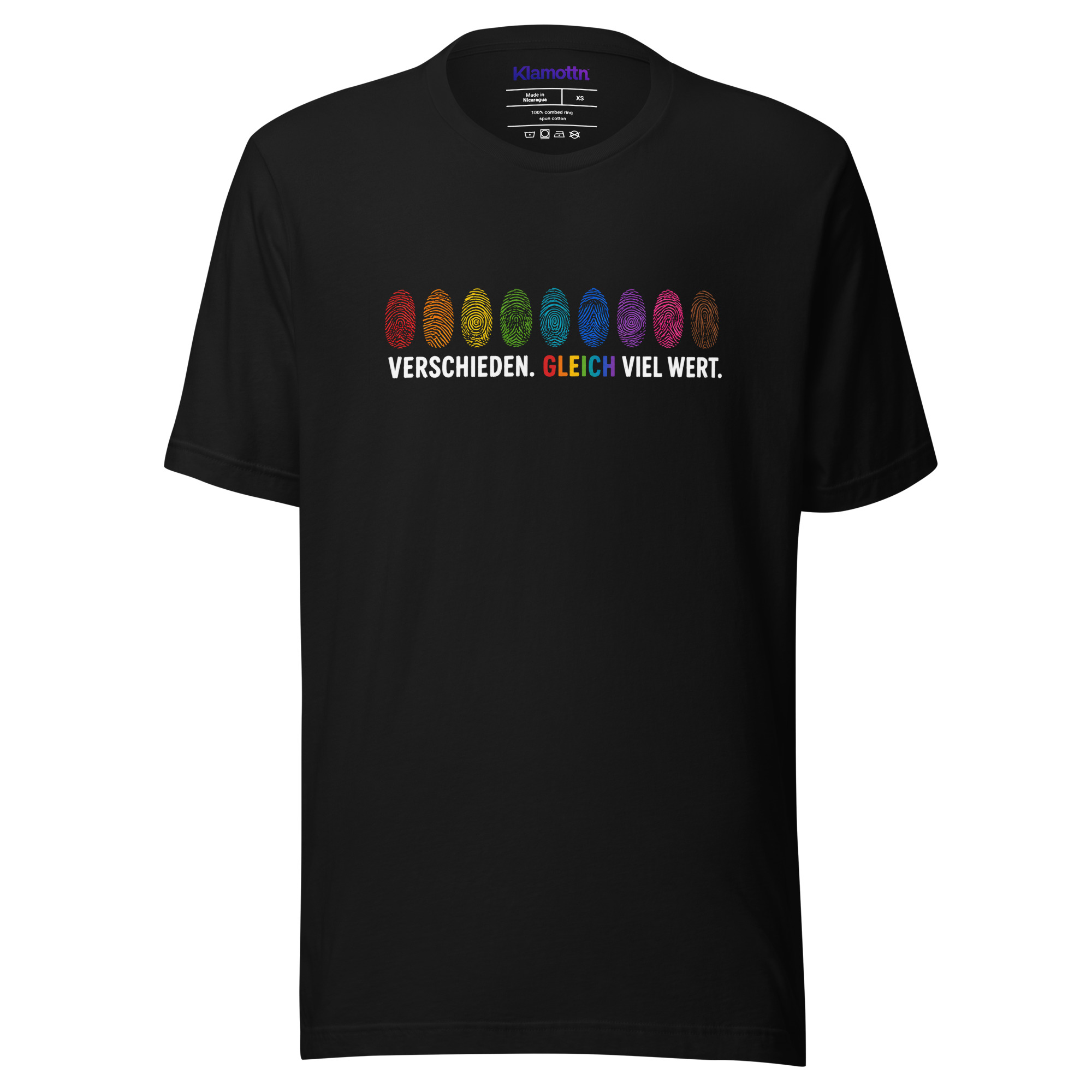 Verschieden. Gleich viel wert. Unisex-T-Shirt – T-Shirts – Klamottn™ Verschieden. Gleich viel wert. Unisex-T-Shirt – T-Shirts – Klamottn™