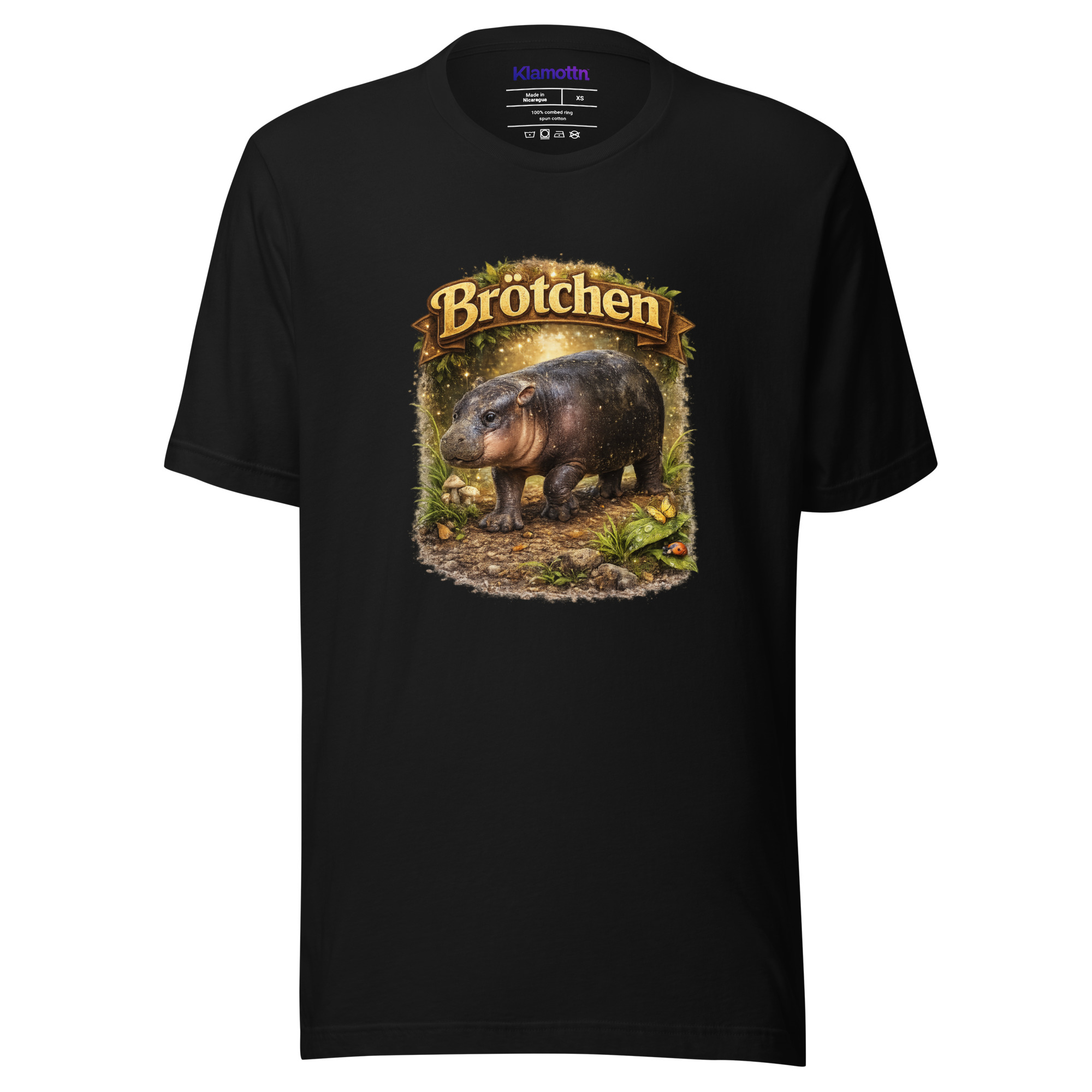Zwergflusspferd Brötchen Unisex-T-Shirt – T-Shirts – Klamottn™ Zwergflusspferd Brötchen Unisex-T-Shirt – T-Shirts – Klamottn™