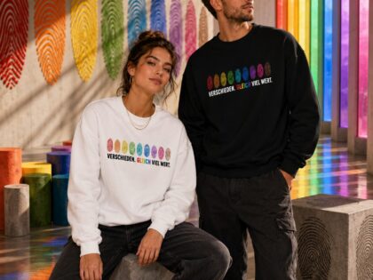 Verschieden. Gleich viel wert. Unisex-Premium-Pullover – Sweatshirts – Klamottn™ Verschieden. Gleich viel wert. Unisex-Premium-Pullover – Sweatshirts – Klamottn™