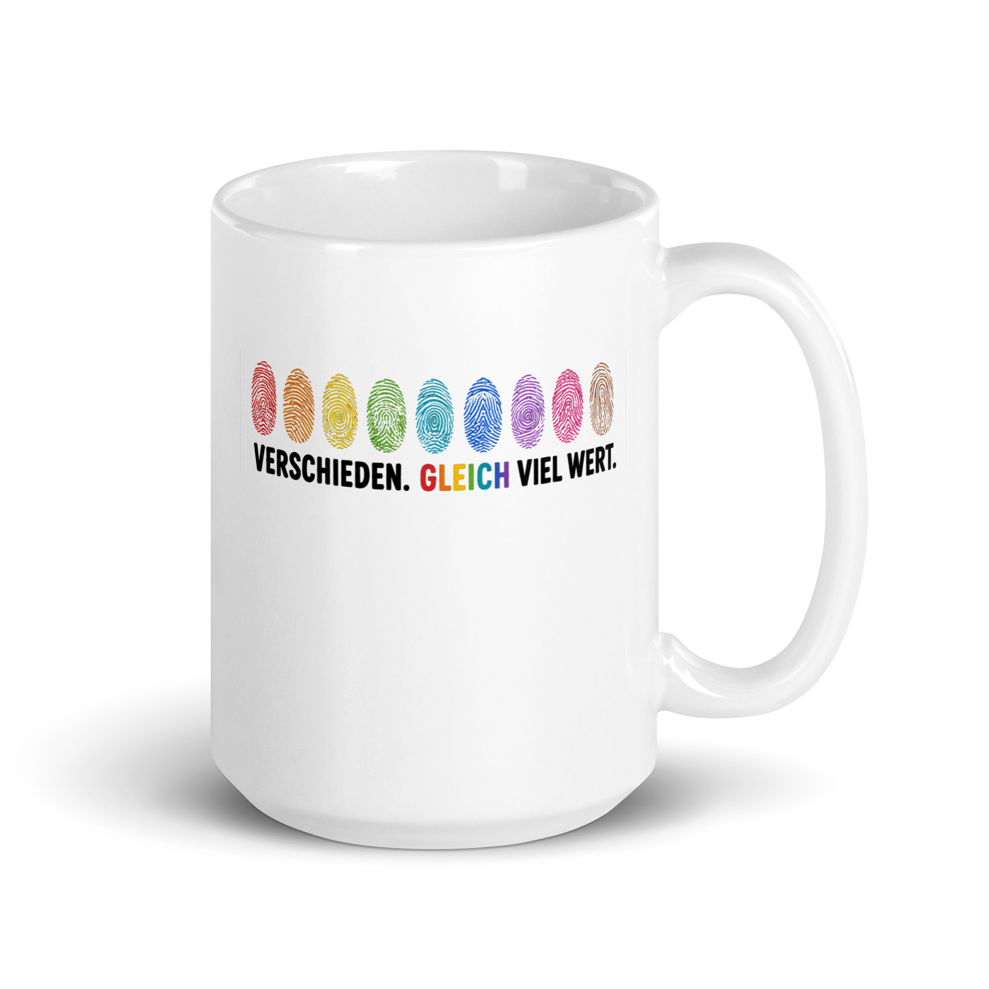 Verschieden. Gleich viel wert. Tasse – Home & Living – Klamottn™ Verschieden. Gleich viel wert. Tasse – Home & Living – Klamottn™