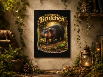 Zwergflusspferd Brötchen 30x40cm Poster – Home & Living – Klamottn™ Zwergflusspferd Brötchen 30x40cm Poster – Home & Living – Klamottn™