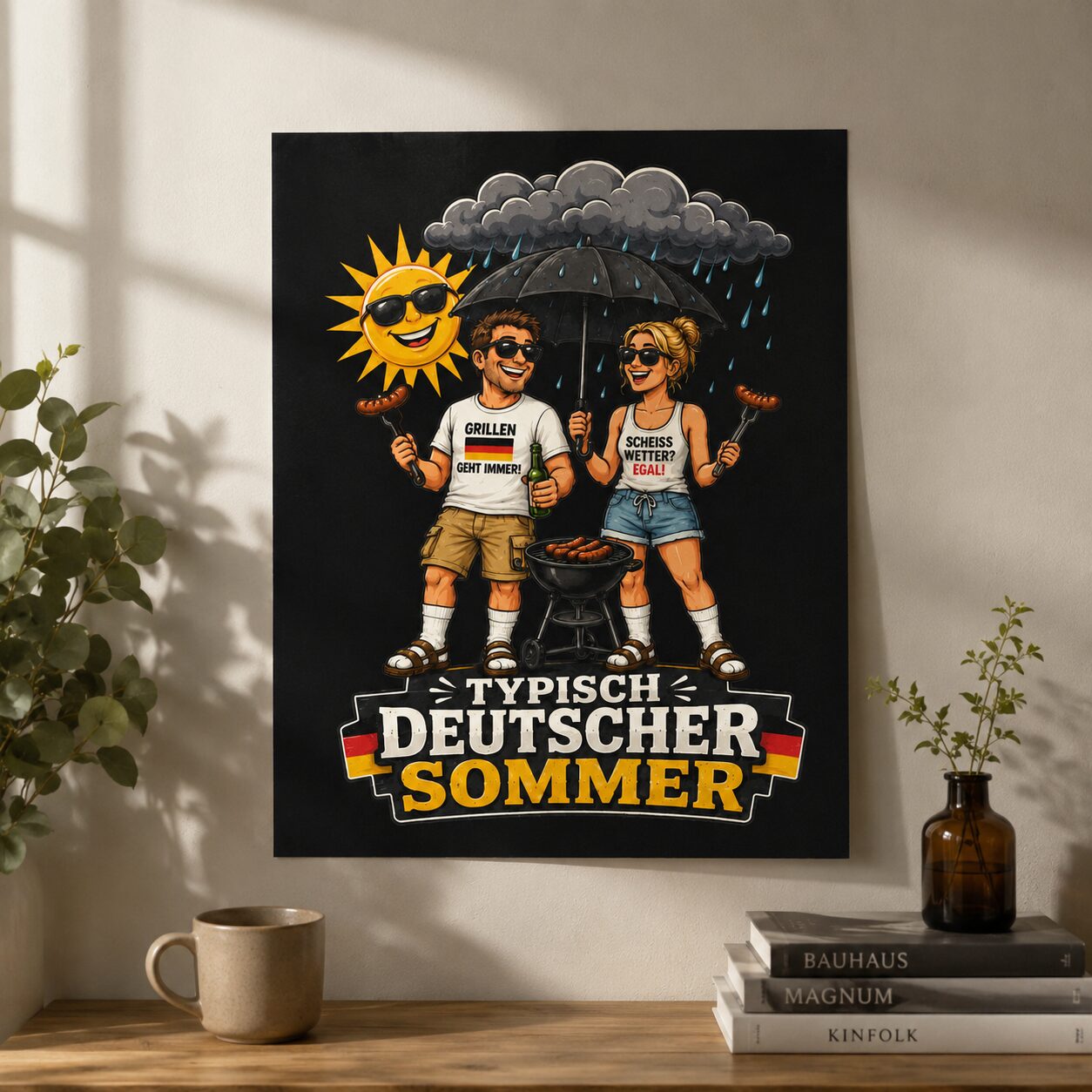 Typisch Deutscher Sommer 30x40cm Poster – Home & Living – Klamottn™ Typisch Deutscher Sommer 30x40cm Poster – Home & Living – Klamottn™