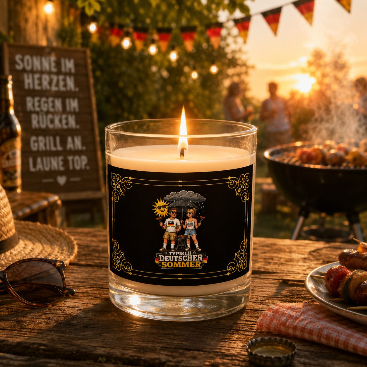Typisch Deutscher Sommer Kerze – Home & Living – Klamottn™ Typisch Deutscher Sommer Kerze – Home & Living – Klamottn™