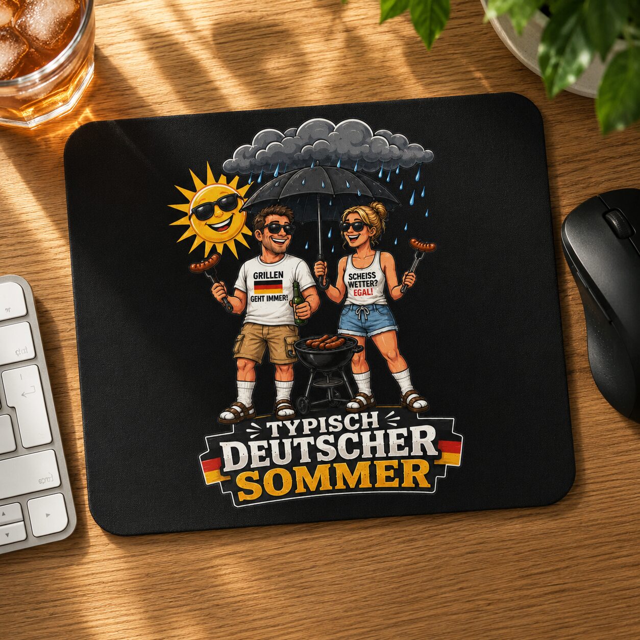 Typisch Deutscher Sommer Mauspad – Home & Living – Klamottn™ Typisch Deutscher Sommer Mauspad – Home & Living – Klamottn™
