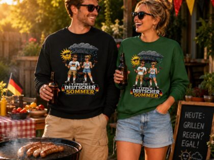 Typisch Deutscher Sommer Unisex-Premium-Pullover – Sweatshirts – Klamottn™ Typisch Deutscher Sommer Unisex-Premium-Pullover – Sweatshirts – Klamottn™