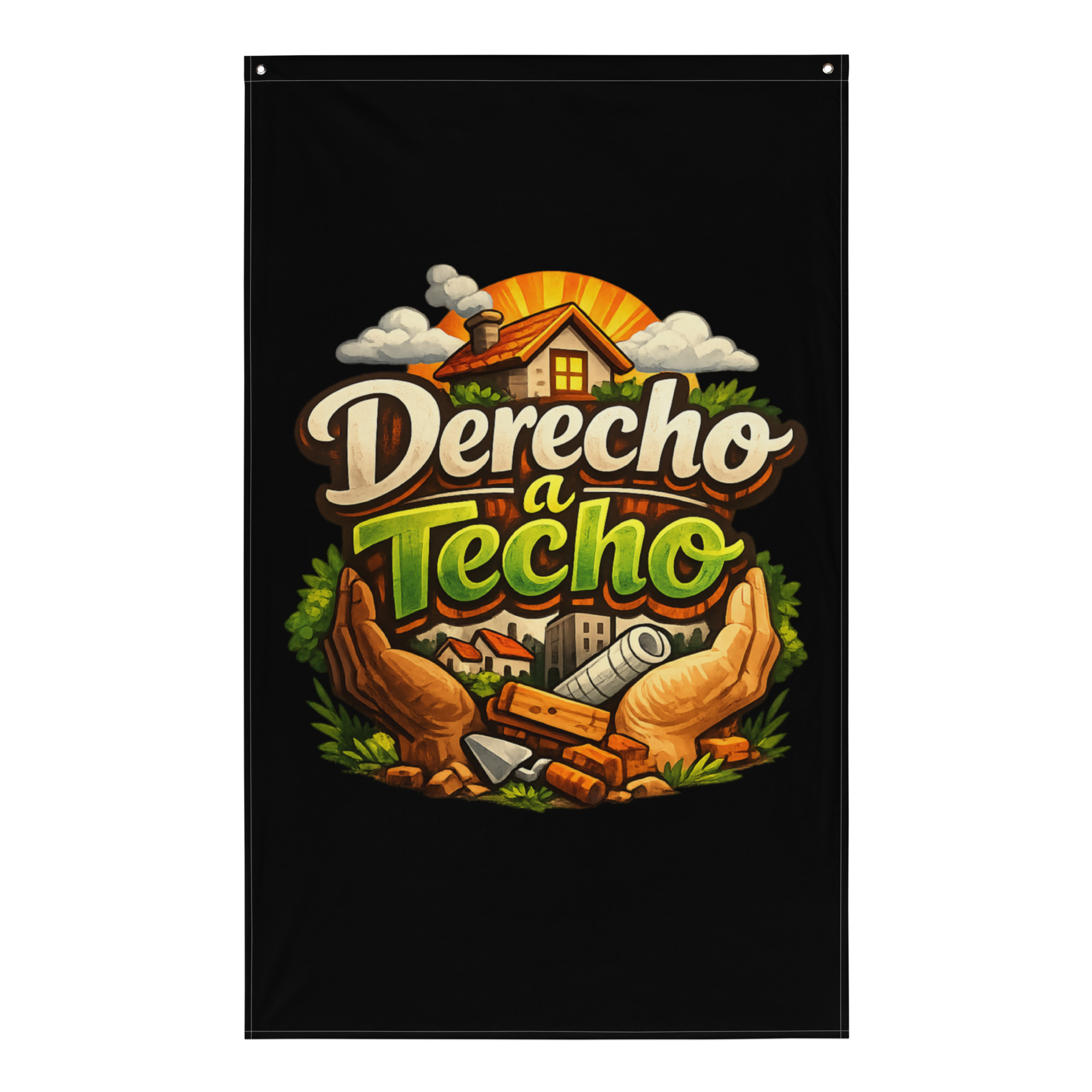 Derecho a Techo Fahne – Home & Living – Klamottn™ Derecho a Techo Fahne – Home & Living – Klamottn™