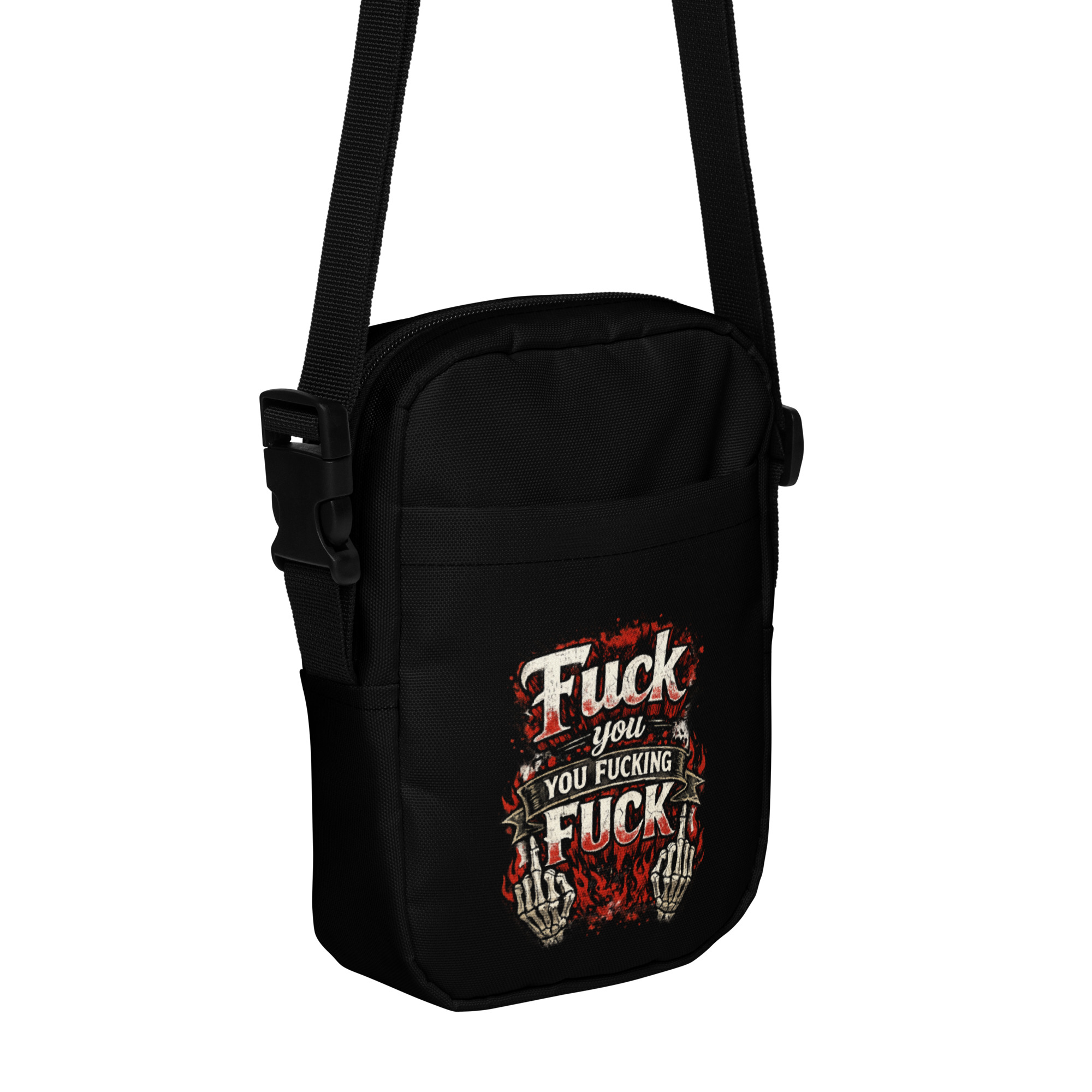 Fuck you you fucking fuck Umhängetasche – Accessoires – Klamottn™ Fuck you you fucking fuck Umhängetasche – Accessoires – Klamottn™