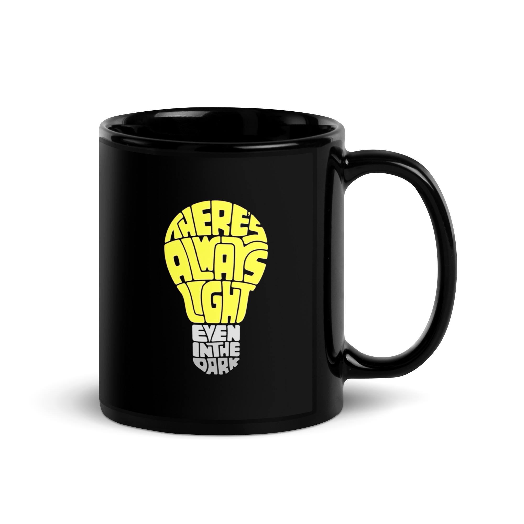 There's Always Light Even In The Dark Tasse – Home & Living – Klamottn™ There's Always Light Even In The Dark Tasse – Home & Living – Klamottn™