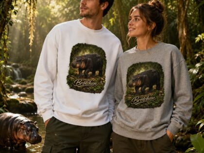 Brötchen Zwergflusspferd Unisex-Premium-Pullover – Sweatshirts – Klamottn™ Brötchen Zwergflusspferd Unisex-Premium-Pullover – Sweatshirts – Klamottn™