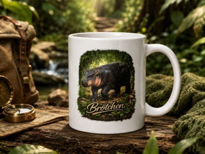 Brötchen Zwergflusspferd Tasse – Home & Living – Klamottn™ Brötchen Zwergflusspferd Tasse – Home & Living – Klamottn™