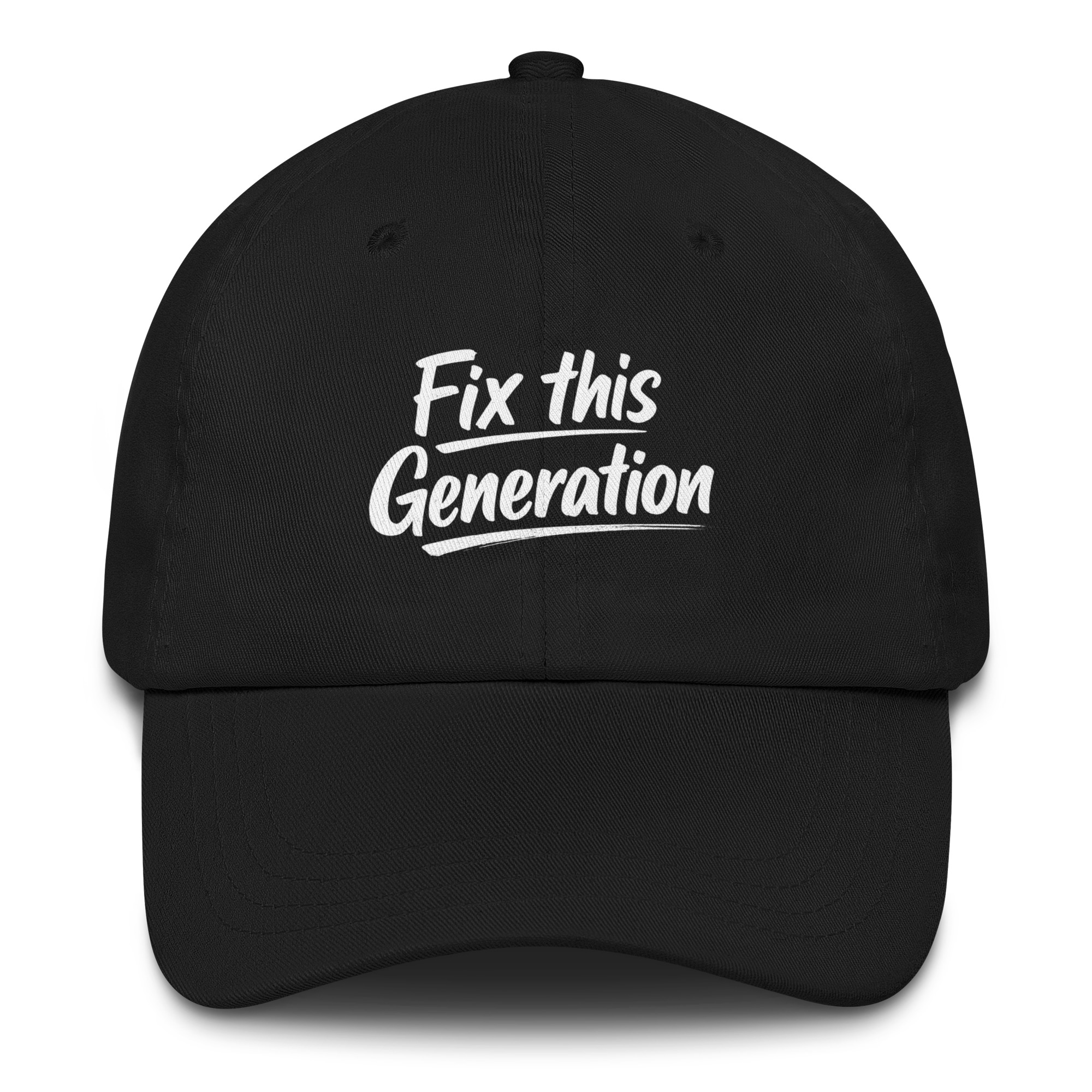 Fix This Generation Basecap – Accessoires – Klamottn™ Fix This Generation Basecap – Accessoires – Klamottn™