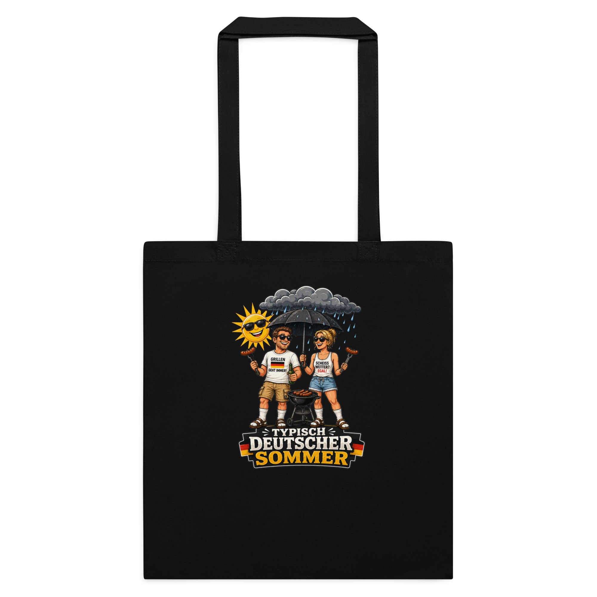Typisch Deutscher Sommer Stoffbeutel – Accessoires – Klamottn™ Typisch Deutscher Sommer Stoffbeutel – Accessoires – Klamottn™