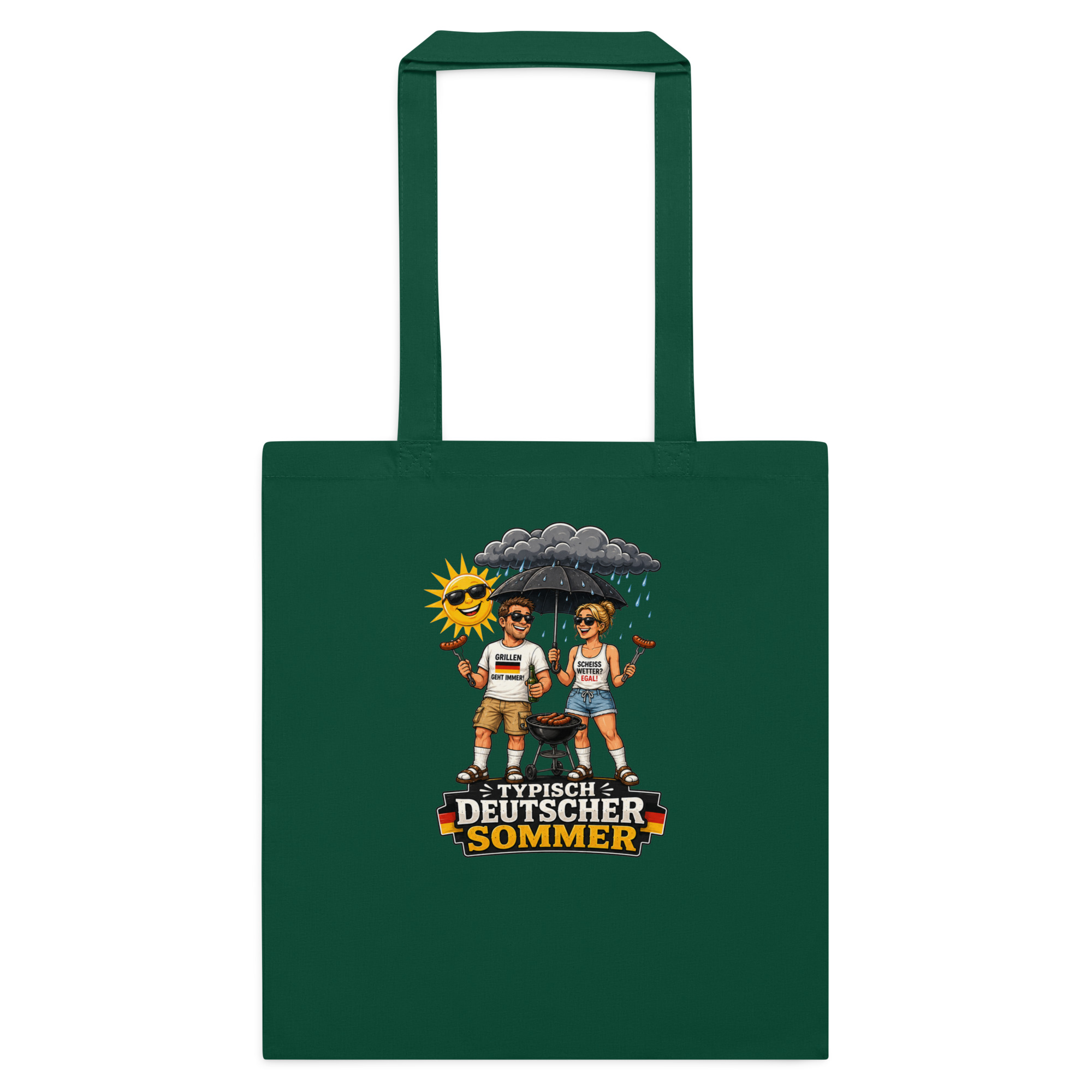 Typisch Deutscher Sommer Stoffbeutel – Accessoires – Klamottn™ Typisch Deutscher Sommer Stoffbeutel – Accessoires – Klamottn™