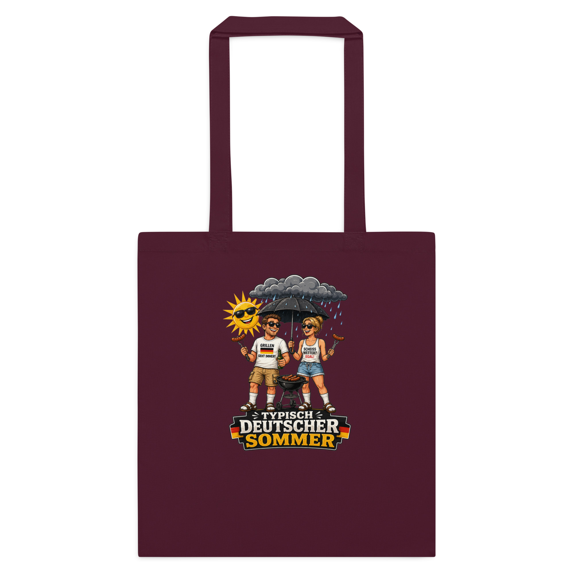 Typisch Deutscher Sommer Stoffbeutel – Accessoires – Klamottn™ Typisch Deutscher Sommer Stoffbeutel – Accessoires – Klamottn™