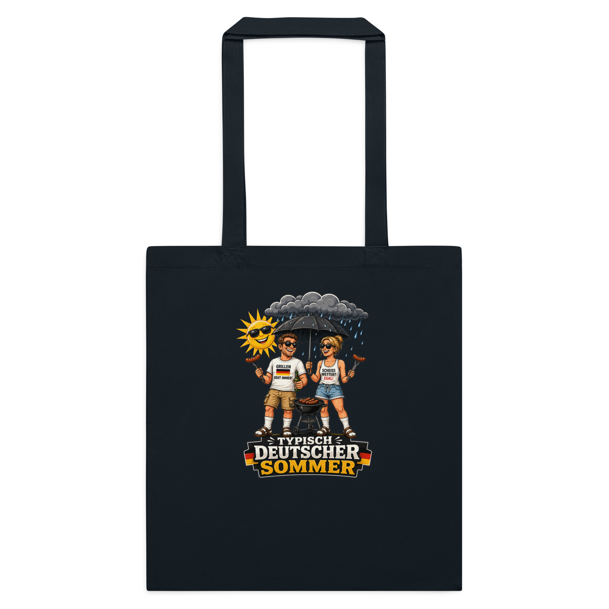 Typisch Deutscher Sommer Stoffbeutel – Accessoires – Klamottn™ Typisch Deutscher Sommer Stoffbeutel – Accessoires – Klamottn™
