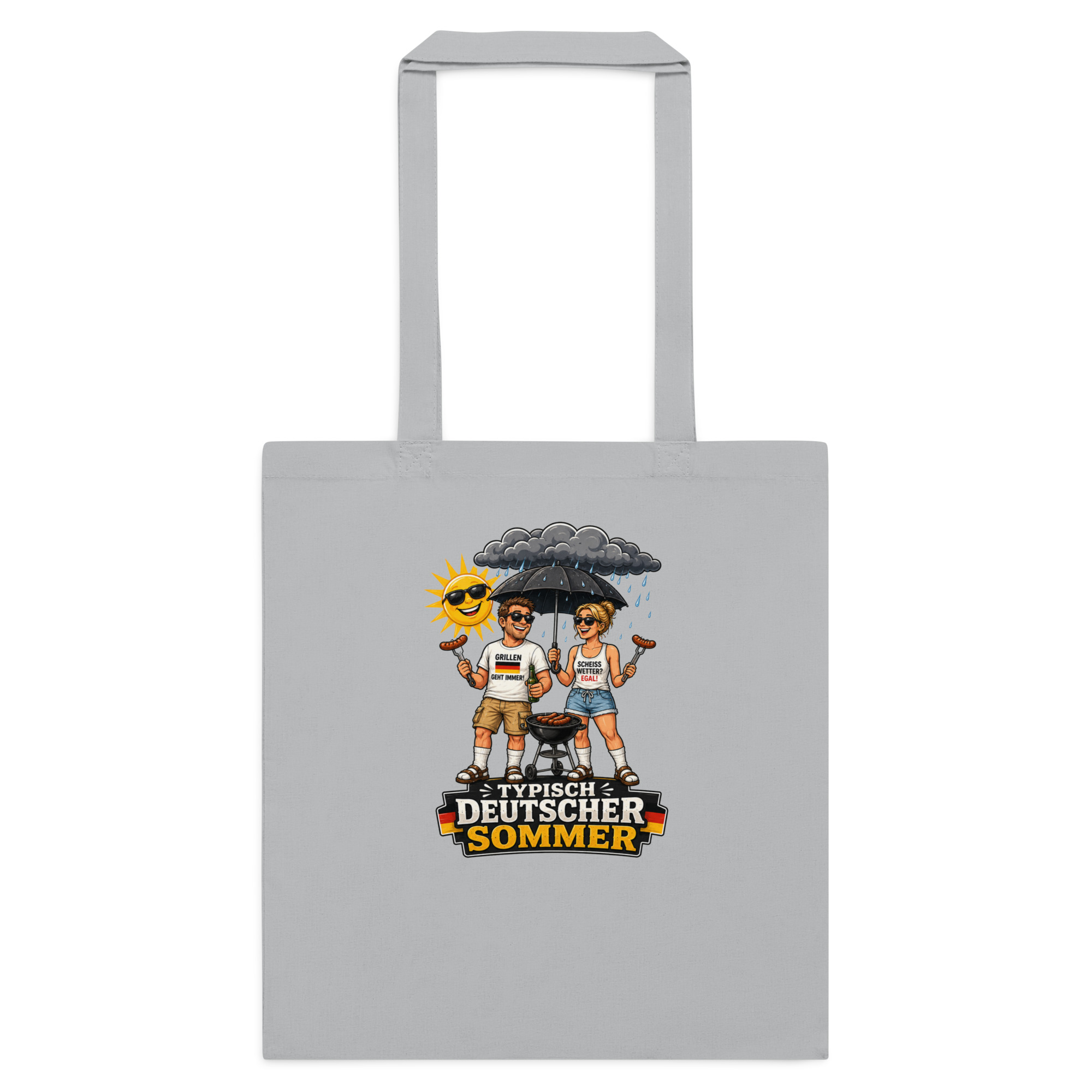 Typisch Deutscher Sommer Stoffbeutel – Accessoires – Klamottn™ Typisch Deutscher Sommer Stoffbeutel – Accessoires – Klamottn™