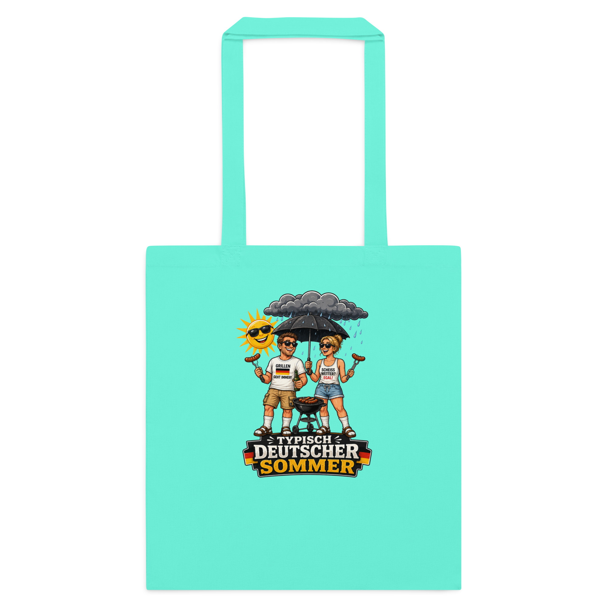 Typisch Deutscher Sommer Stoffbeutel – Accessoires – Klamottn™ Typisch Deutscher Sommer Stoffbeutel – Accessoires – Klamottn™